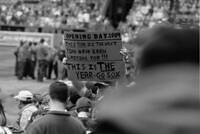 Sign held up by one fan on opening day, 2004 (4/9/2004)